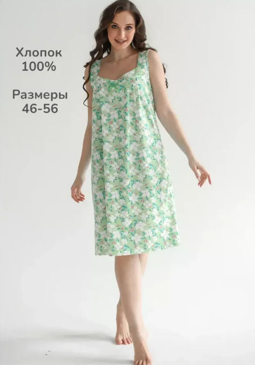 Сорочка 100% Хлопок Полянка