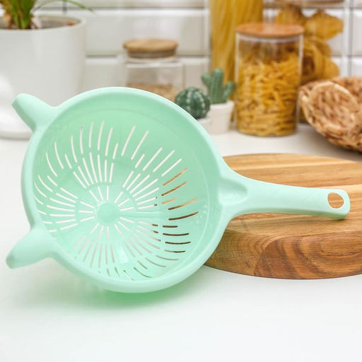 Цена за 2 шт. Дуршлаг кухонный Альт-Пласт, 1.6 л, d=19 см, пластик, МИКС