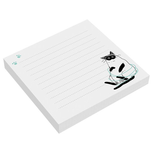 Блок для записей MESHU "Freak cats" 8,5*8,5см 100л., с дизайном, на склейке (MS_65019) плотность 80г/м2
