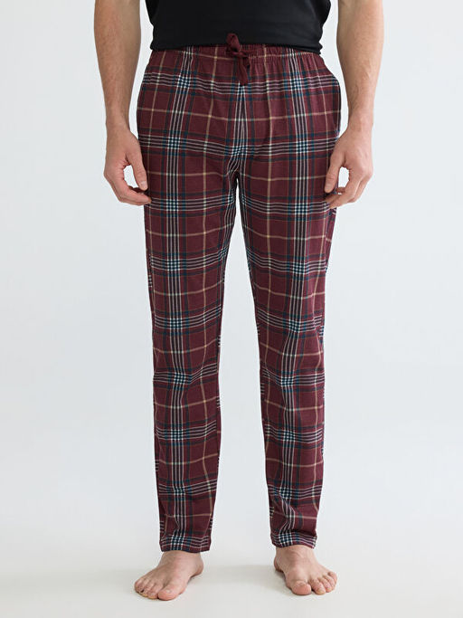 Standart Kal?p Ekose Erkek Pijama Alt?