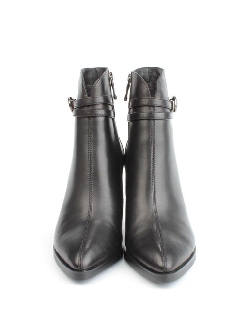 04-M3-L835 BLACK Ботильоны зимние женские (натуральная кожа, натуральный мех) - Фабричный китай фото 8