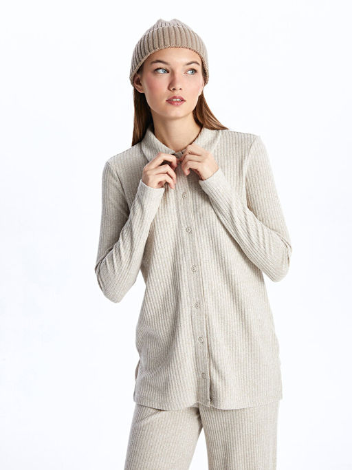 D?z Uzun Kollu Kad?n G?mlek