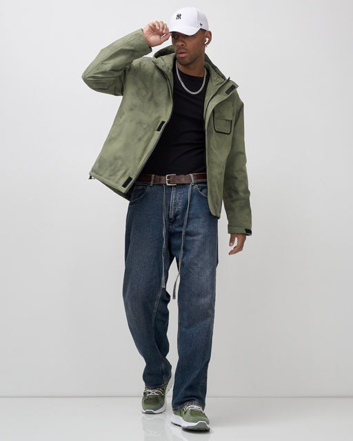 Куртка спортивная мужская весна осень цвета хаки 25473Kh - Mtforce фото 12