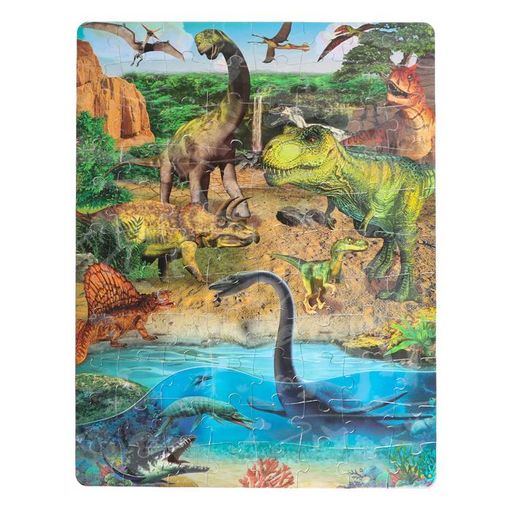 Пазлы светящиеся Мир динозавров, 88 деталей - Puzzle time фото 2