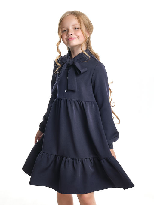 Платье для девочки в школу синее 	 UD 7832 синий - Mini maxi фото 11