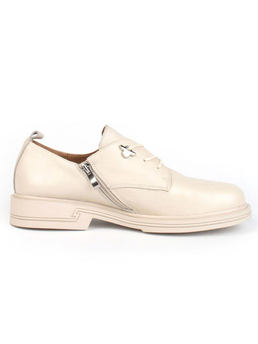 03-HP9960M BEIGE Полуботинки женские (натуральная кожа) - Фабричный китай фото 11