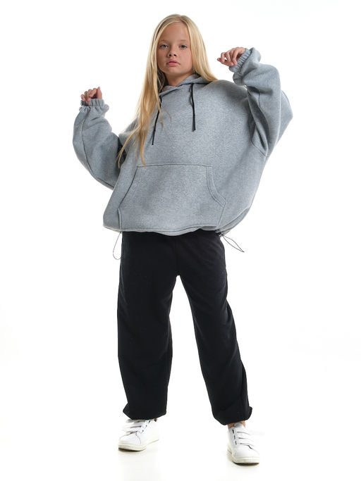 Спортивные брюки трикотажные 22-7999 коричневый - Mini maxi фото 23