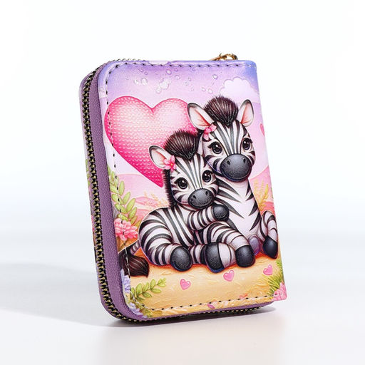 Кошелёк на молнии, разноцветный