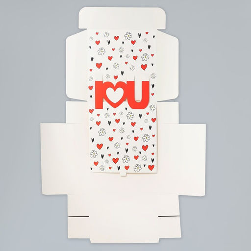 Коробка подарочная складная, упаковка, «Любовь», 26×26×8 см