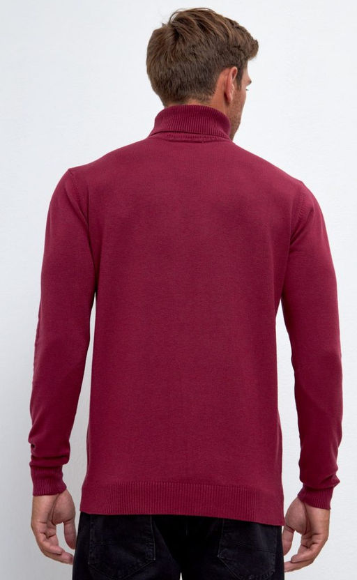 Водолазка мужская F121-01-868 бордовая - Fine joyce фото 15