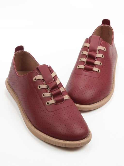 03-YH513-2 VINOUS Полуботинки летние женские (натуральная кожа) - Фабричный китай фото 10