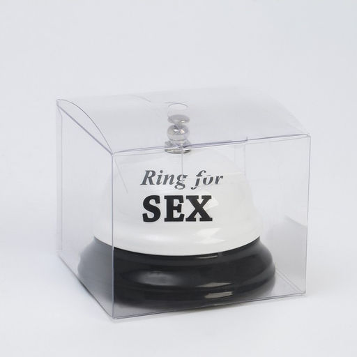 Цена за 2 шт. Звонок настольный Ring for a sex, 7.5×7.5×6 см