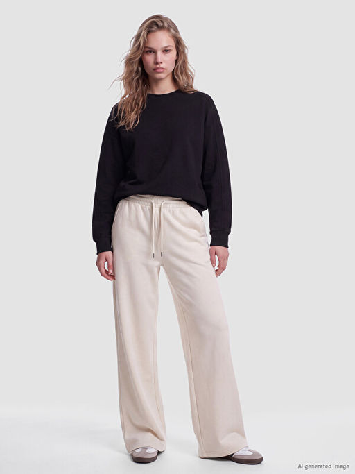 Soft Touch Oversize Kad?n Sweatshirt - Waikiki фото 2