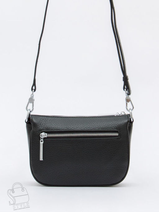 Сумка женская кожаная 1028C black Polina&Eiterou