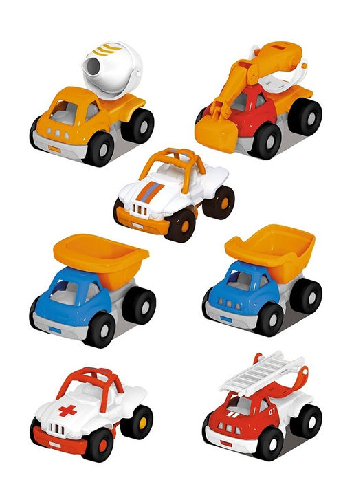 Стеллар. Машинка арт.01456 "Бублик. Спецтехника" в ассортименте /60