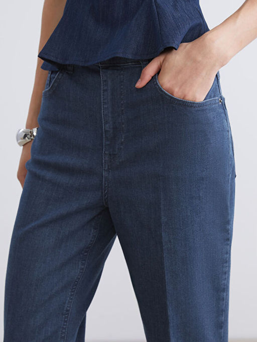 Flare Kad?n Jean Pantolon