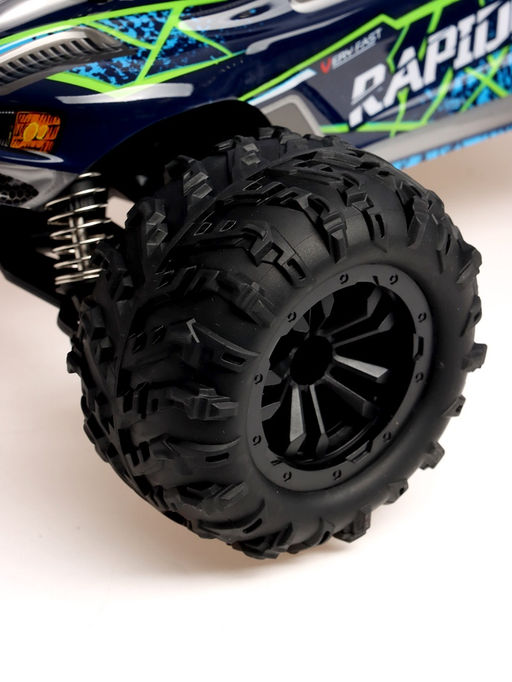 Машинка на пульте управления Rock Ranger, радиоуправление, работает от аккумулятора, полный привод, свет, 1:16 - Автоград фото 7