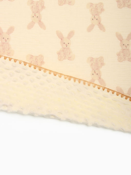 Плед «Этель. Зайчонок», 100×100 см, муслин двухслойный