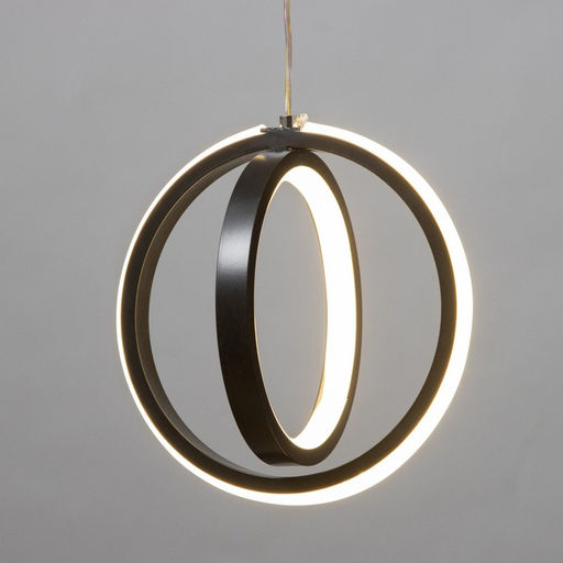 Бра «Ронда» LED 20 Вт 6000К черный 17×77 см