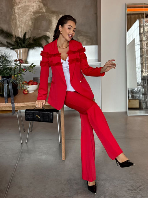 Костюм AURA 9275-170 красный