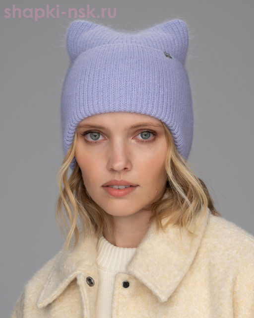 40024 1A KHW Малунг Шапка с ушками женская (56-58)