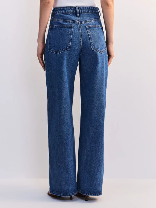 Широкие джинсы с высокой посадкой ZR2605092309-103 / Zarina