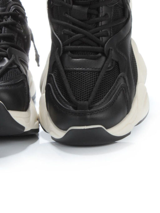 05-6035-1 BLACK Кроссовки женские (искусственные материалы) - No name фото 12