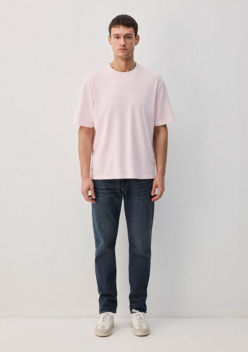 Pembe Basic Tisort - Mavi фото 2