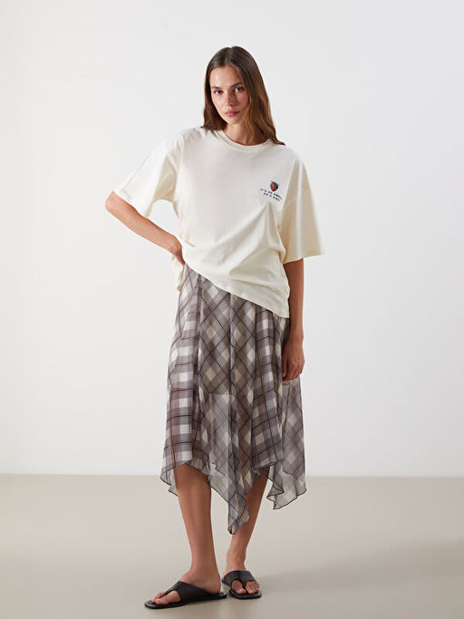 Beli Fermuarl? Ekose A Kesim Etek