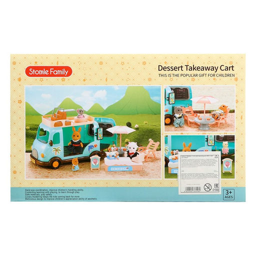 Дом на колесах «Зверята. Фургончик с мороженым»