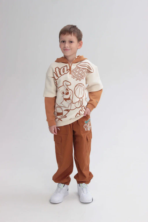 Брюки текстильные Коричневый - Anta sport фото 2