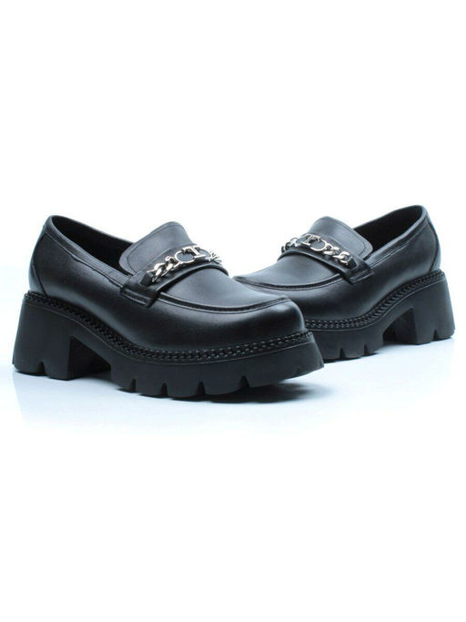 03-5939 BLACK Лоферы женские (натуральная кожа) - Фабричный китай фото 13