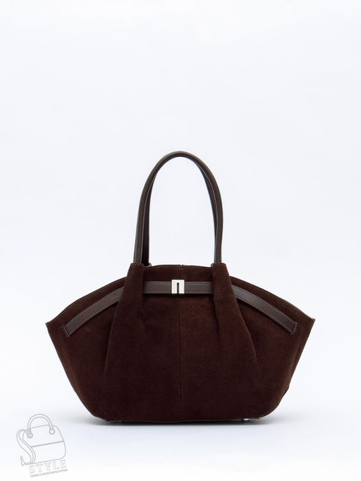 Сумка женская кожаная 2346YF d.coffee Polina&Eiterou в Новосибирске