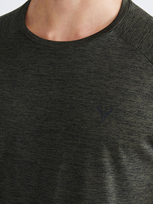 Bisiklet Yaka Erkek Spor Ti??rt