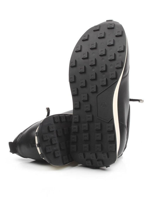 03-A9050-1 BLACK Кроссовки женские (натуральная кожа)