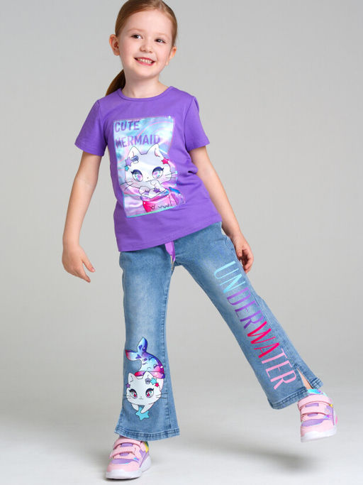 PlayToday / Джинсы для девочки  фото 2