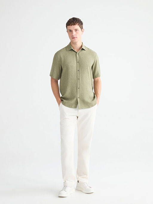 Regular Fit Poplin Erkek G?mlek