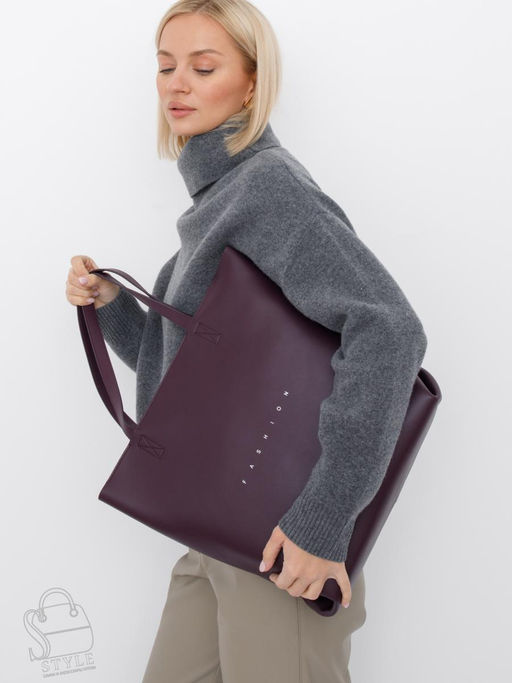 Сумка женская кожаная 6063L d.purple Polina&Eiterou