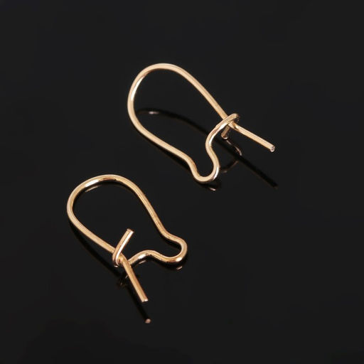 Швензы-петельки СМ-1069, (набор 5 пар) 15мм, цвет золото - Queen fair фото 2