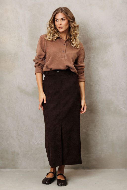 Юбка Gizart 35348 шоколадный фото 5