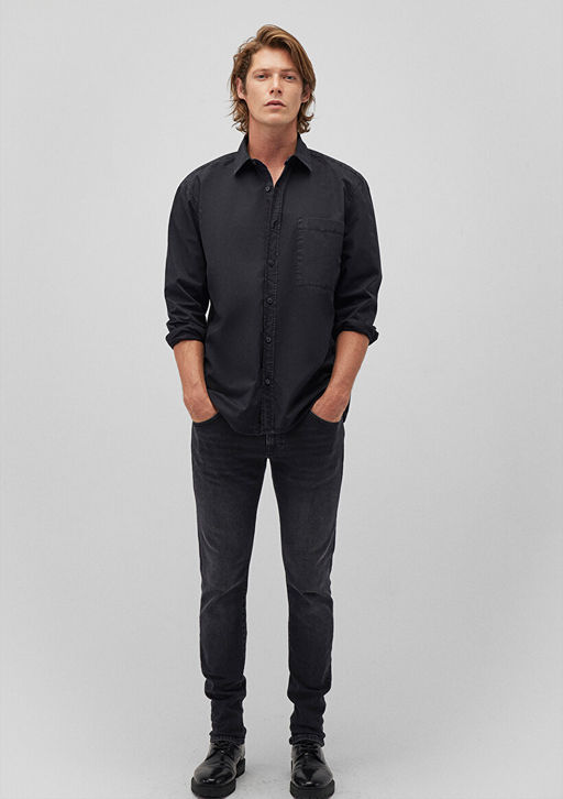 Siyah Gomlek - Mavi фото 2