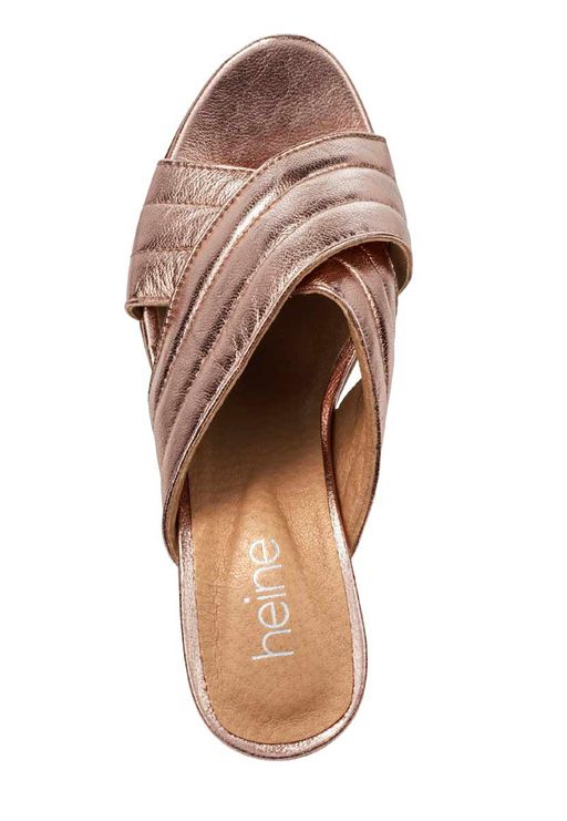 Шлепки, золотистые - Heine фото 4