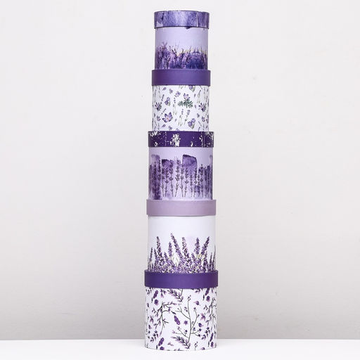 Набор шляпных коробок 5 в1 Вдохновение, 20 х 20 - 15 х 15 см - Simaland фото 3