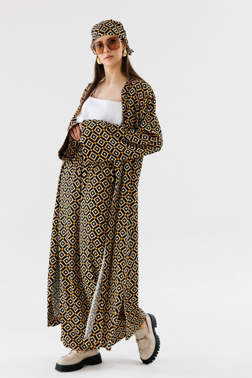 Костюм NIKVA н554-1 ромбы апельсин  фото 5