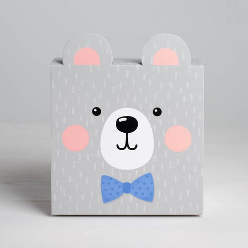 Коробка складная Медвежонок, 15 х 15 х 8 см - Дарите счастье фото 2