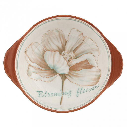 Блуминг флауэрс (Blooming flowers) Салатник фарфоровый 200мл, 12,5х10,2х4,2см, с ручками, с деколью, отводка (Китай) - Домашняя мода фото 2
