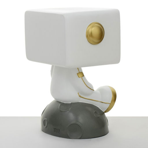 Лампа настольная «Космик», светодиодная, 3Д, ночник, USB, серая, 35×25×47 см