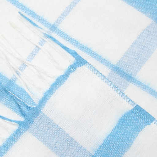 Плед Palermo 140х200см, 15S/SOUL, коб/белый/коб, шерсть 20%, пан 40%, пэ 40% - Влади фото 4