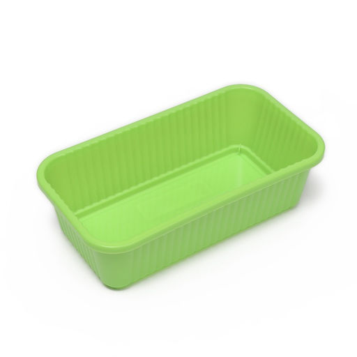 Цена за 2 шт. Ящик для выращивания зелёного лука, 29×16×8.5 см, 2.5 л, 10 лунок, пластик, зелёный, Greengo