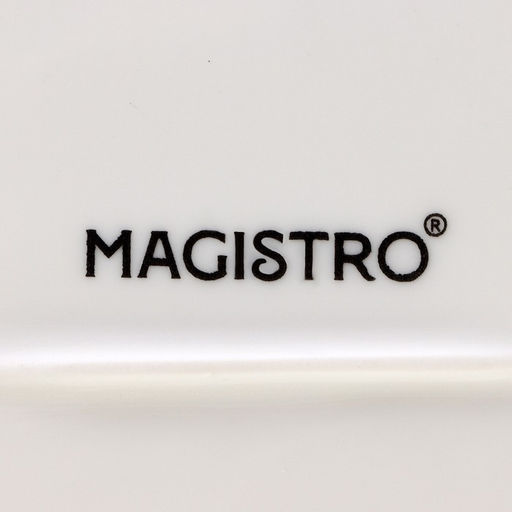 Маслёнка Magistro «Церера», 18×12 см, фарфор, белая